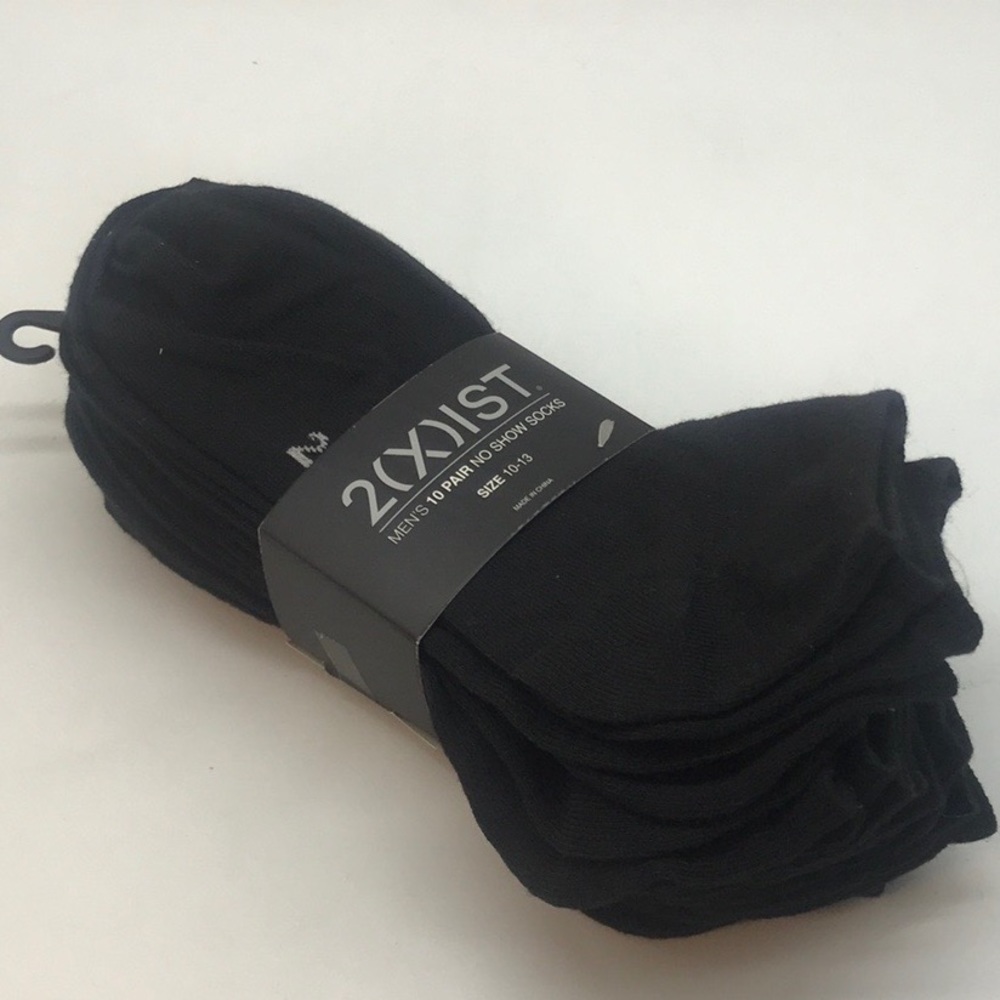 2(X) IST MENŚ 10 PAIR NO SHOW SOCKS